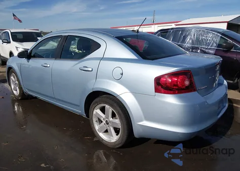 2013 Dodge Avenger Se from USA, damaged, VIN 1C3CDZAB4DN664840